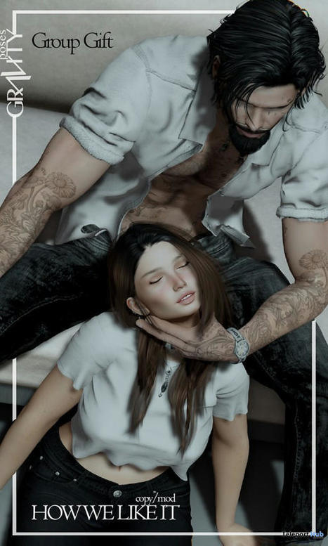 How We Like It Couple Pose July 2022 Group Gift by Gravity Poses | Teleport Hub - Second Life Freebies | Second Life Freebies | Scoop.it