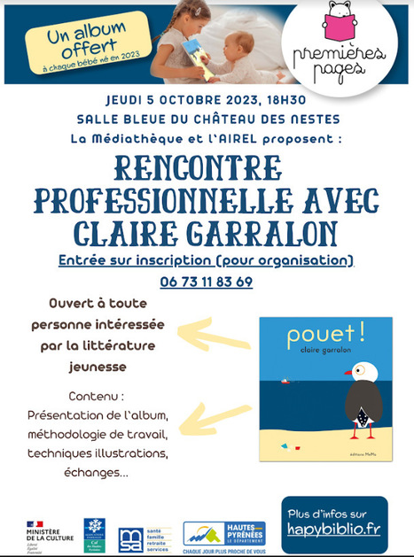 Rencontre sur le thème de la littérature jeunesse à Arreau le 5 octobre | Vallées d'Aure & Louron - Pyrénées | Scoop.it