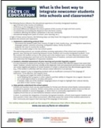 What is the best way to integrate newcomer students into schools and classrooms? via CEA | iGeneration - 21st Century Education (Pedagogy & Digital Innovation) | Scoop.it