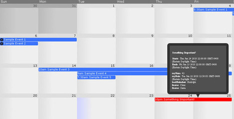 13 Free and Premium JavaScript/jQuery Calendars | youyouk | Scoop.it