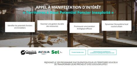 AMI « Territoires à Haut Potentiel Foncier Inexploité » | Reconversion de friches | Scoop.it
