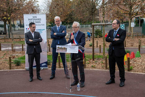 Une cour oasis &agrave; l'&eacute;cole Anne Franck du Plessis-Bouchard | Val-d'Oise : Am&eacute;nagement et urbanisme | Scoop.it