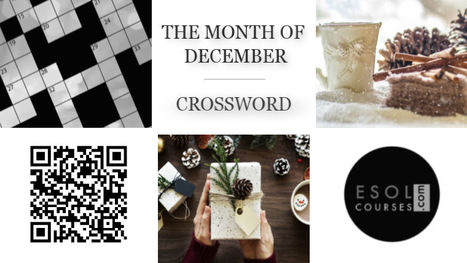 The Month of December - ESL Crossword Puzzle | Topical English Activities | Scoop.it