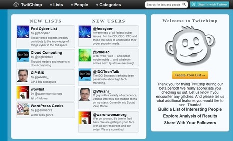 The Ultimate Twitter List Curation Tool: TwitChimp | Content Curation World | Scoop.it