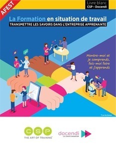 Livre blanc : la formation en situation de travail (AFEST) | Formation : Innovations et EdTech | Scoop.it