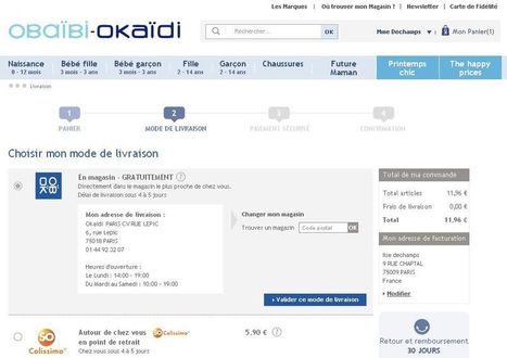 Analyse de la stratégie omnicanal d'Okaïdi | Web-to-Store | Scoop.it