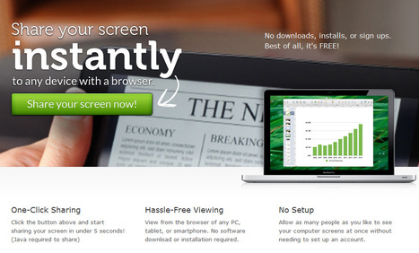 Instant Screen Sharing | Screenleap | Eclectic Technology | Scoop.it