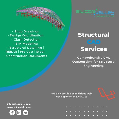 Outsource Structural Engineering And Web Development Services - United States | CAD Services - Silicon Valley Infomedia Pvt Ltd. | Scoop.it
