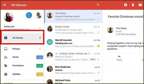 Nuevo Gmail permite ver todas nuestras cuentas en un mismo lugar | LabTIC - Tecnología y Educación | Scoop.it