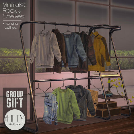 Minimalist Rack & Shelves July 2025 Group Gift by Starlit Endeavor | Teleport Hub - Second Life Freebies | Second Life Freebies | Scoop.it