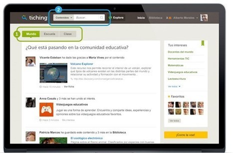 Tiching se transforma en mucho más que un buscador de recursos educativos | Las TIC y la Educación | Scoop.it