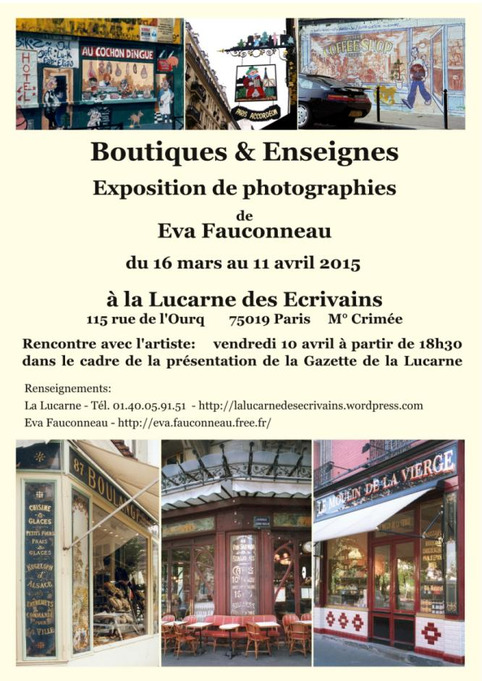 "Boutiques et enseignes", une exposition et un livre d'Eva Fauconneau | Livres photo | Scoop.it