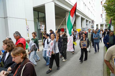 Bayonne : près de 200 personnes défilent, rive droite de l’Adour, au soutien des Palestiniens | BABinfo Pays Basque | Scoop.it