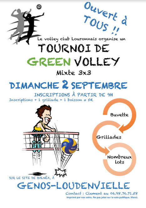 Tournoi de green volley à Génos-Loudenvielle le 2 septembre | Vallées d'Aure & Louron - Pyrénées | Scoop.it