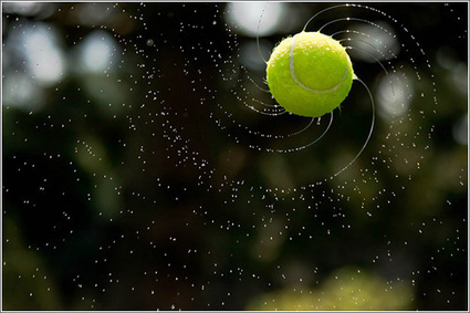 Preciosas espirales formadas por una pelota de tenis | Chismes varios | Scoop.it