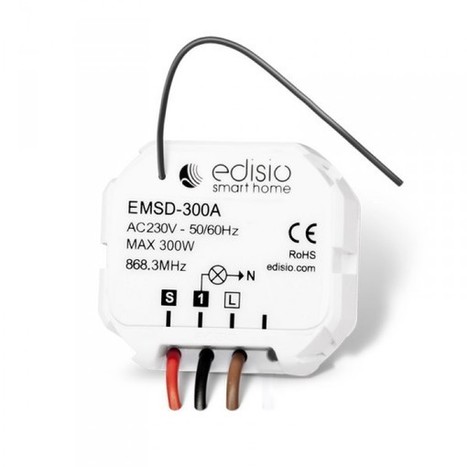 Branchement d'un micromodule Edisio sans le Neutre | Hightech, domotique, robotique et objets connectés sur le Net | Scoop.it
