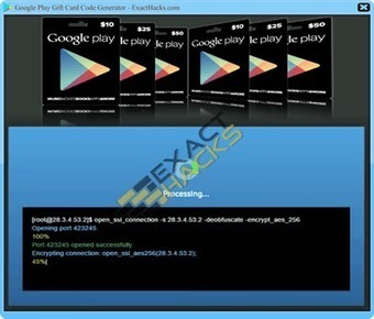 Google Play Gift Card Code Generator 2018 Exact Hack