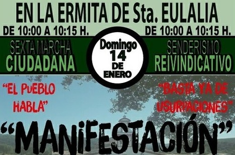Convocan una manifestación contra los caminos usurpados en Almonaster - Diario de Huelva | Noticias sobre Caminos Públicos | Scoop.it