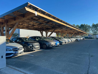 Énergie renouvelable - Ineo et Piveteaubois inaugurent leur première ombrière photovoltaïque en bois à Saint-Paul-lès-Dax | Actus du jour - 17 juillet 2025 | Scoop.it