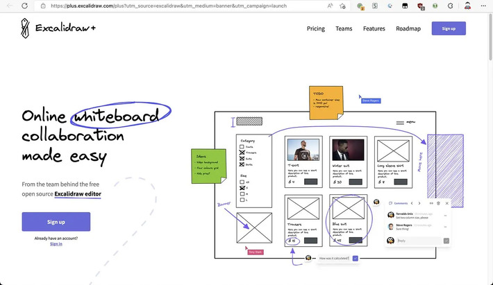 Excalidraw :Un tableau blanc collaboratif pour l'enseignement | TIC, TICE et IA mais... en français | Scoop.it