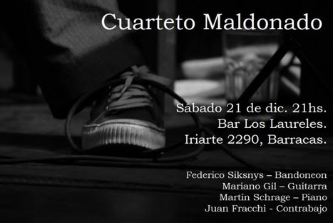 Cuarteto Maldonado en Los Laureles | Mundo Tanguero | Scoop.it