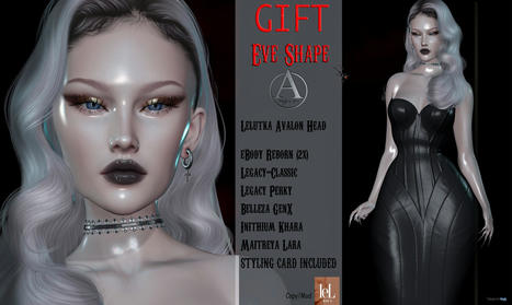 Eve Shape For Lelutka EvoX Avalon January 2024 Group Gift by ARANA | Teleport Hub - Second Life Freebies | Teleport Hub | Scoop.it