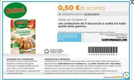 Buoni sconto Saccoccio Buitoni | Coupon e buoni sconto per la spesa alimentare | Scoop.it