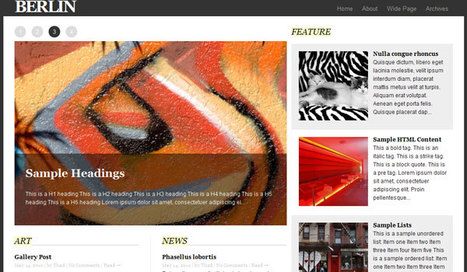 110 Free WordPress Themes For 2011 | Best | Scoop.it