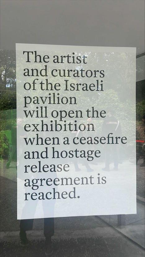Ruth Patir, the Artist Representing Israel at the Venice Biennale, Cancels Exhibition and Calls for a Ceasefire | Gender and art | Scoop.it