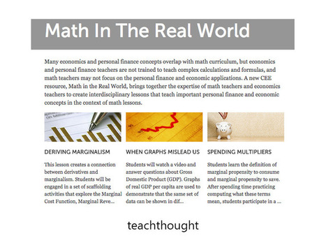 Math in the real world: 400 examples, lessons and resources | Creative teaching and learning | Scoop.it