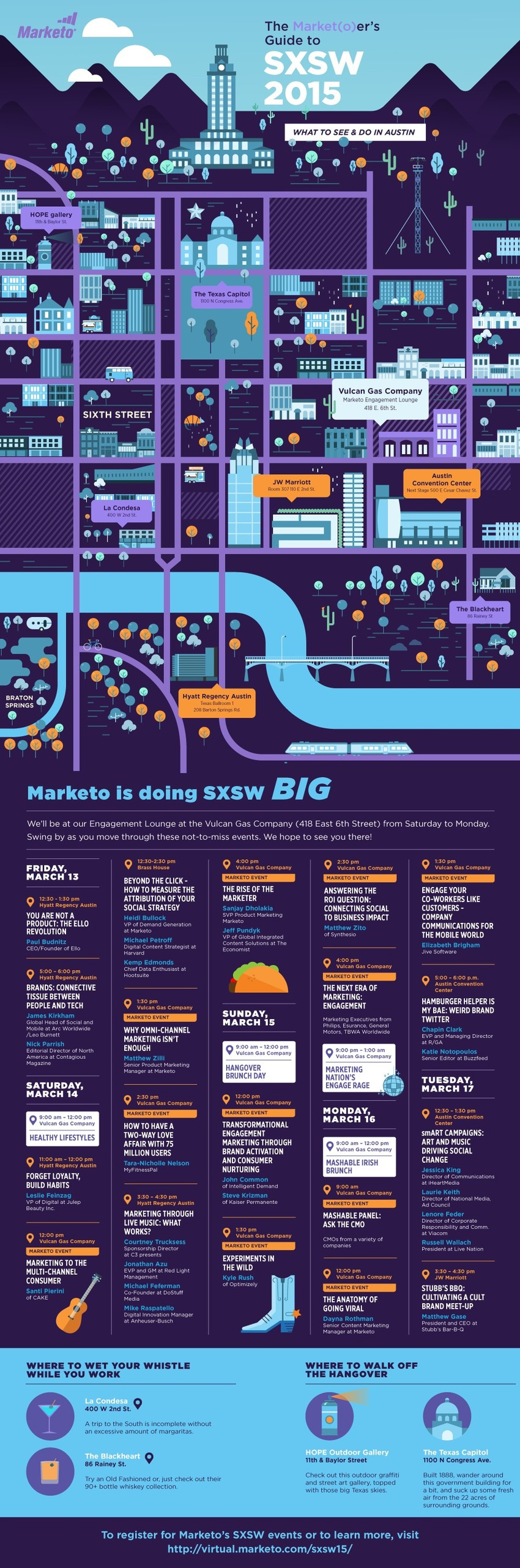 [Infographic] The Marketo(ers) Guide to SXSW - Marketo | The MarTech Digest | Scoop.it