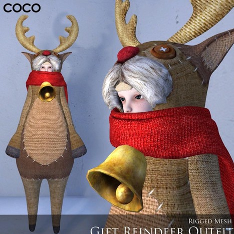 Reindeer Outfit by Coco Designs | Teleport Hub - Second Life Freebies | Second Life Freebies | Scoop.it