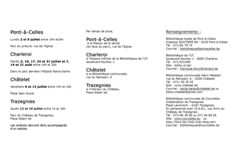 Lire dans les Parcs en Belgique | S-eL : semaine e-learning | Scoop.it