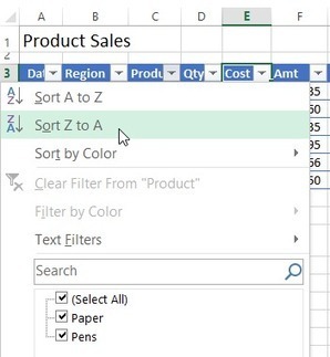 Creating an Excel Table | Techy Stuff | Scoop.it