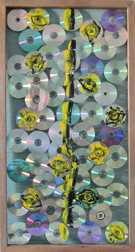 I-Division: Used CD's Assemblage | 1001 Recycling Ideas ! | Scoop.it