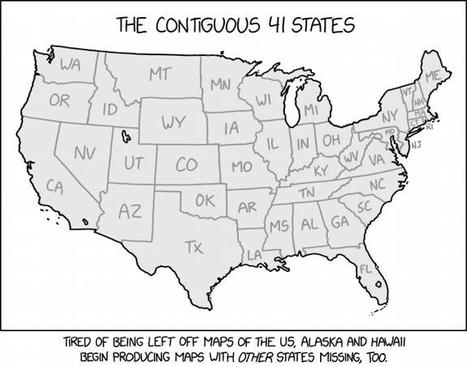 The Almost Map of the USA – | Geography Education | Scoop.it