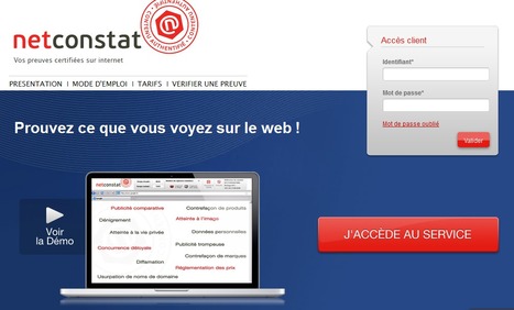Prouvez sur le Web avec @NetConstat | Droit | Scoop.it