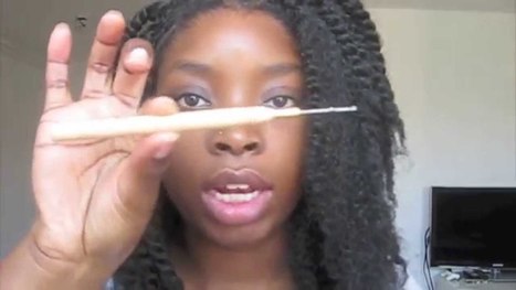 7 Tutorial Crochet Braids Afro Fluffy Puffy H