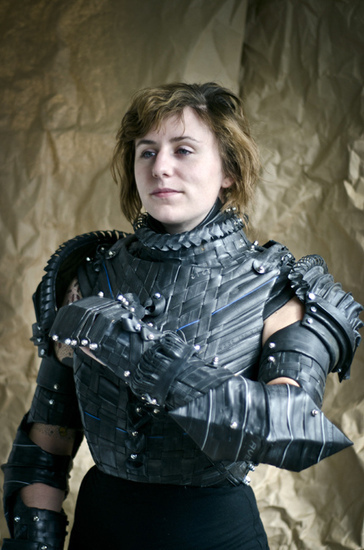 Awesome Joan of Arc Armor Made of Bicycle Tubes and Paper Mache | Strange days indeed... | Scoop.it