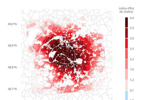 Cartographie numérique: Ilots de chaleur et inégalités urbaines en France | ESPACES VEGETALISES URBAINS | Scoop.it