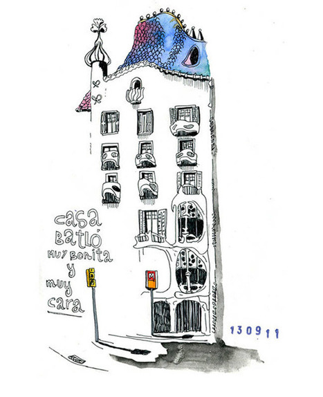 212 dibujos para descubrir la ciudad de Barcelona | Amaia Arrazola | #TRIC para los de LETRAS | Scoop.it