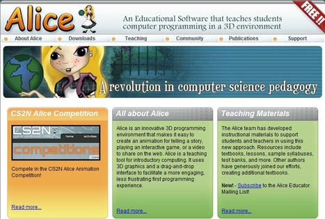 Alice is an innovative 3D programming environment | 21st Century Tools for Teaching-People and Learners | Scoop.it
