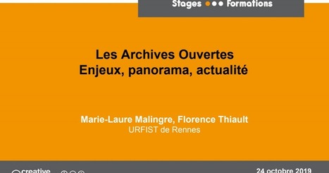 Stage Archives-Ouvertes - Panorama 2019-10-24 | Boîte à outils numériques | Scoop.it