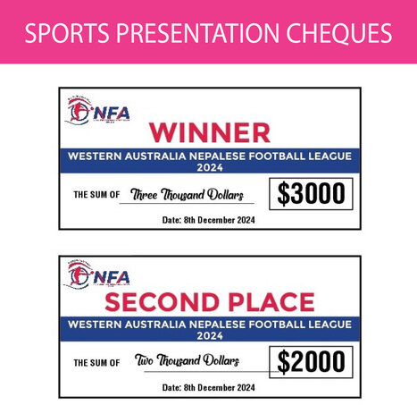 Celebrate Victory with Custom Sports Presentation Cheques! | Creative Signage & Innovative Printing Trends | Scoop.it