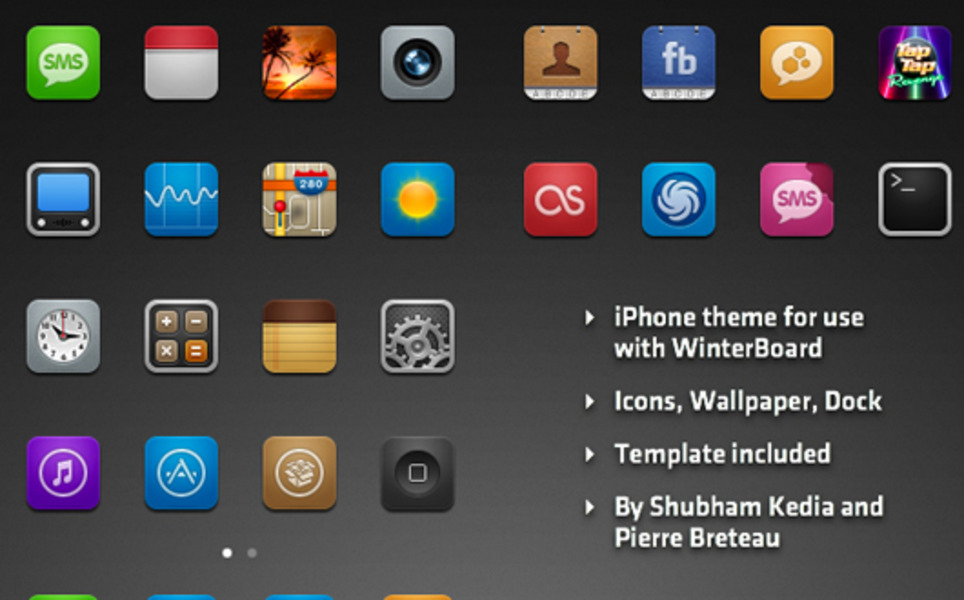 55 Refreshing iPhone Themes and Icon Sets | WebsiteDesign | Scoop.it
