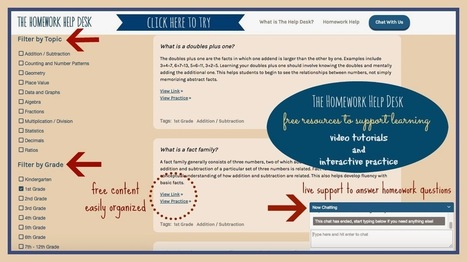 The Homework Help Desk: Amazing [FREE] Interactive Resource to Help Kids and Parents! | iGeneration - 21st Century Education (Pedagogy & Digital Innovation) | Scoop.it