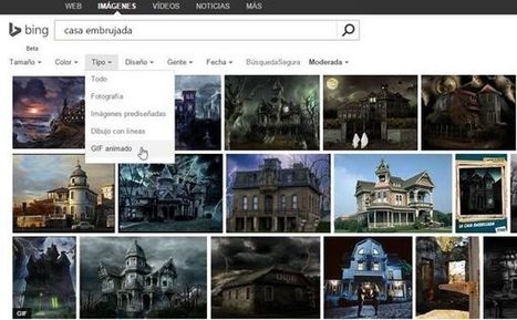 Cómo buscar imágenes animadas en formato GIF en Bing Imágenes y en Google Imágenes | TIC & Educación | Scoop.it