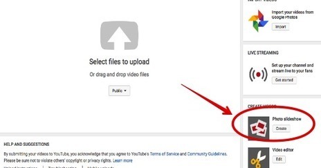 Teachers Guide to Creating Photo/Audio Slideshows Using YouTube Slideshow Creator  | TIC & Educación | Scoop.it