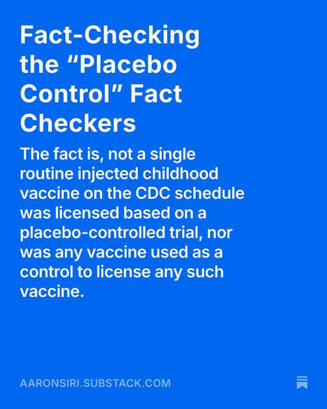 Fact-Checking the &ldquo;Placebo Control&rdquo; Fact Checkers. On my Substack:&nbsp;https://lnkd.in/gcdu2HF9 | Aaron Siri | H&eacute;sitations Vaccinales: Observatoire HESIVAXs | Scoop.it
