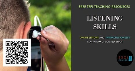 Free Resources for Teaching and Learning English: Listening Skills | eflclassroom | Scoop.it